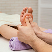 Ayurvedic foot Massage